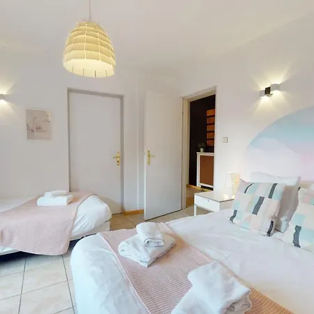 Apartment Des Bains Parking Hypercentre 6-8personnes Colmar